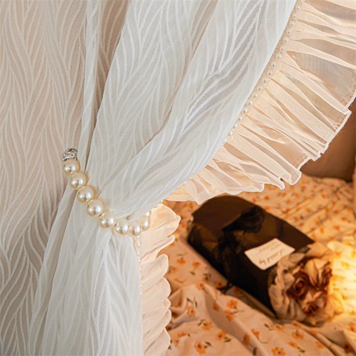 91家纺网 家纺一手货源 找家纺 （总）飞轮海蚊帐 2025新款雪尼尔法式遮光床帘-XD系列