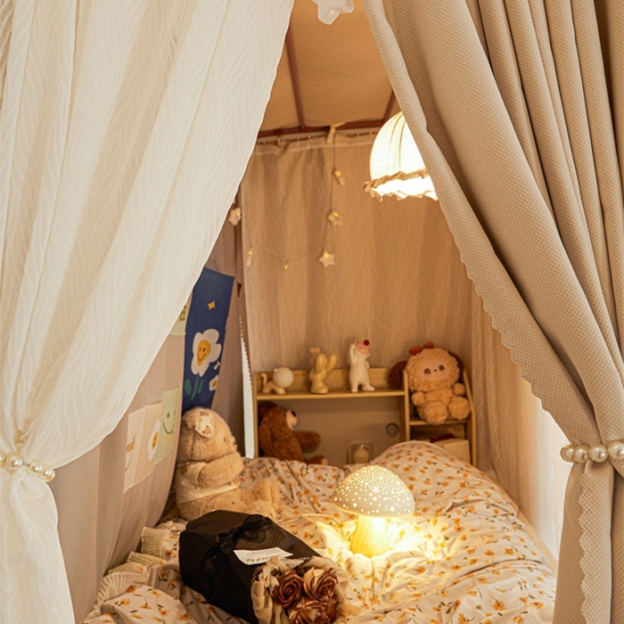 91家纺网 家纺一手货源 找家纺 （总）飞轮海蚊帐 2025新款雪尼尔法式遮光床帘-XD系列