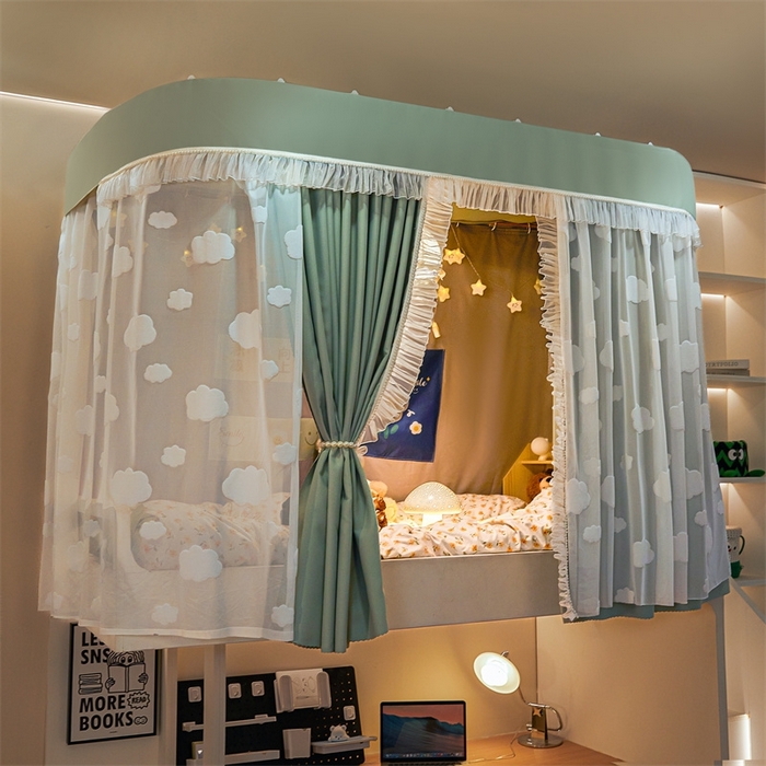 91家纺网 家纺一手货源 找家纺 （总）飞轮海蚊帐 2025新款雪尼尔法式遮光床帘-XD系列