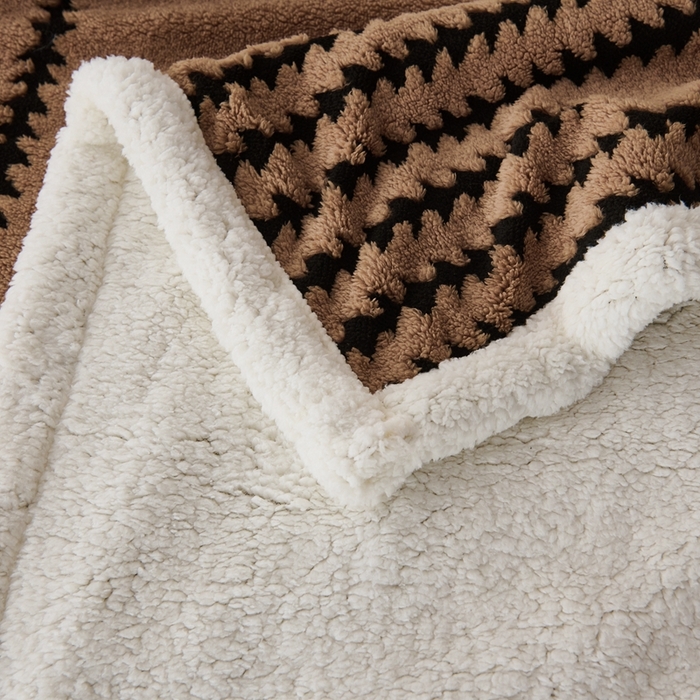 91家纺网 家纺一手货源 找家纺 （总）馨米莱家纺 2025新款双层阳离子塔芙绒复台毯