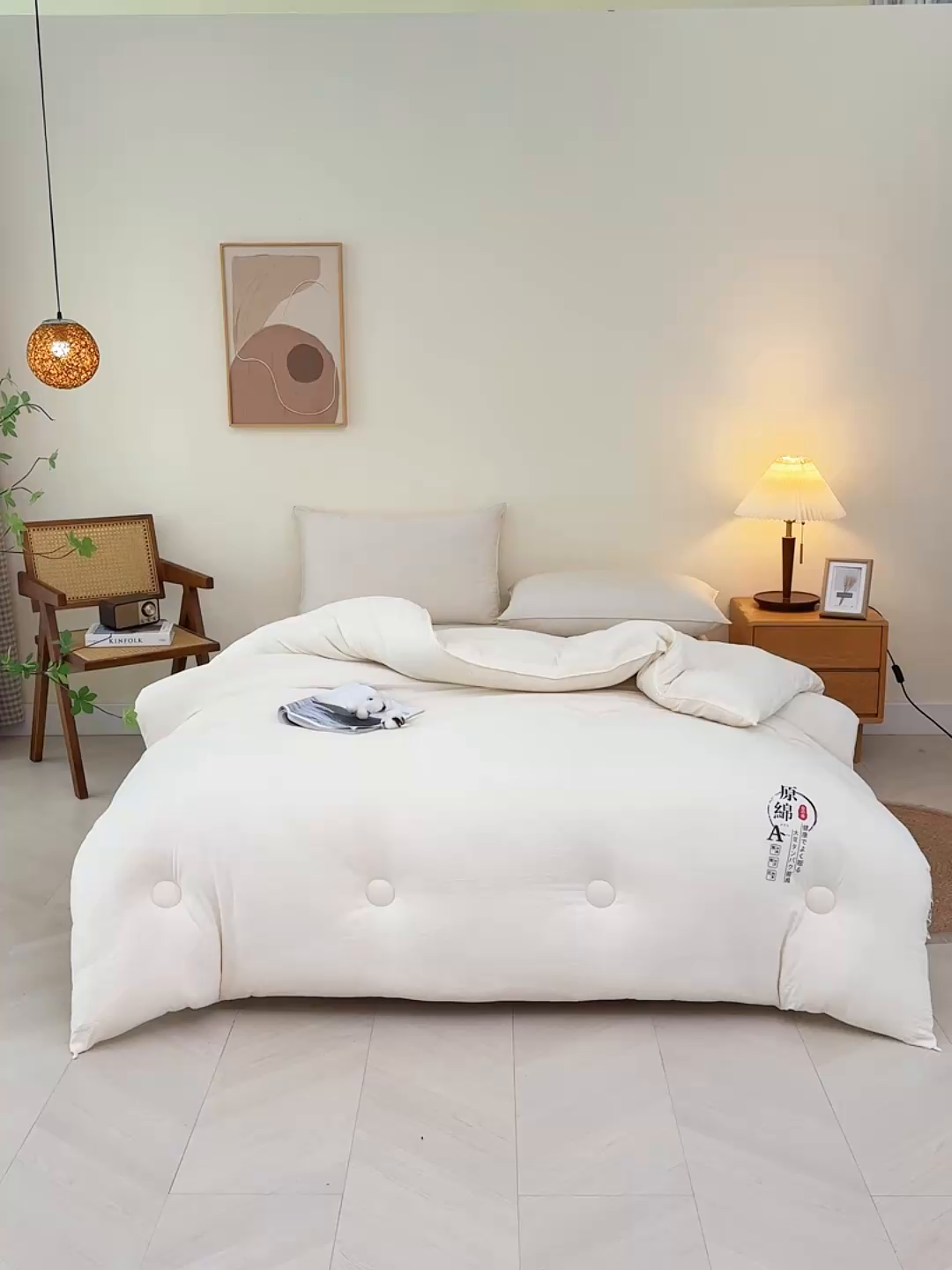 91家纺网 家纺一手货源 找家纺 （总）初相识被业 2025新款直播热款超柔水洗棉冬被原棉大豆被纤维被夏凉被春秋被冬被被子被芯