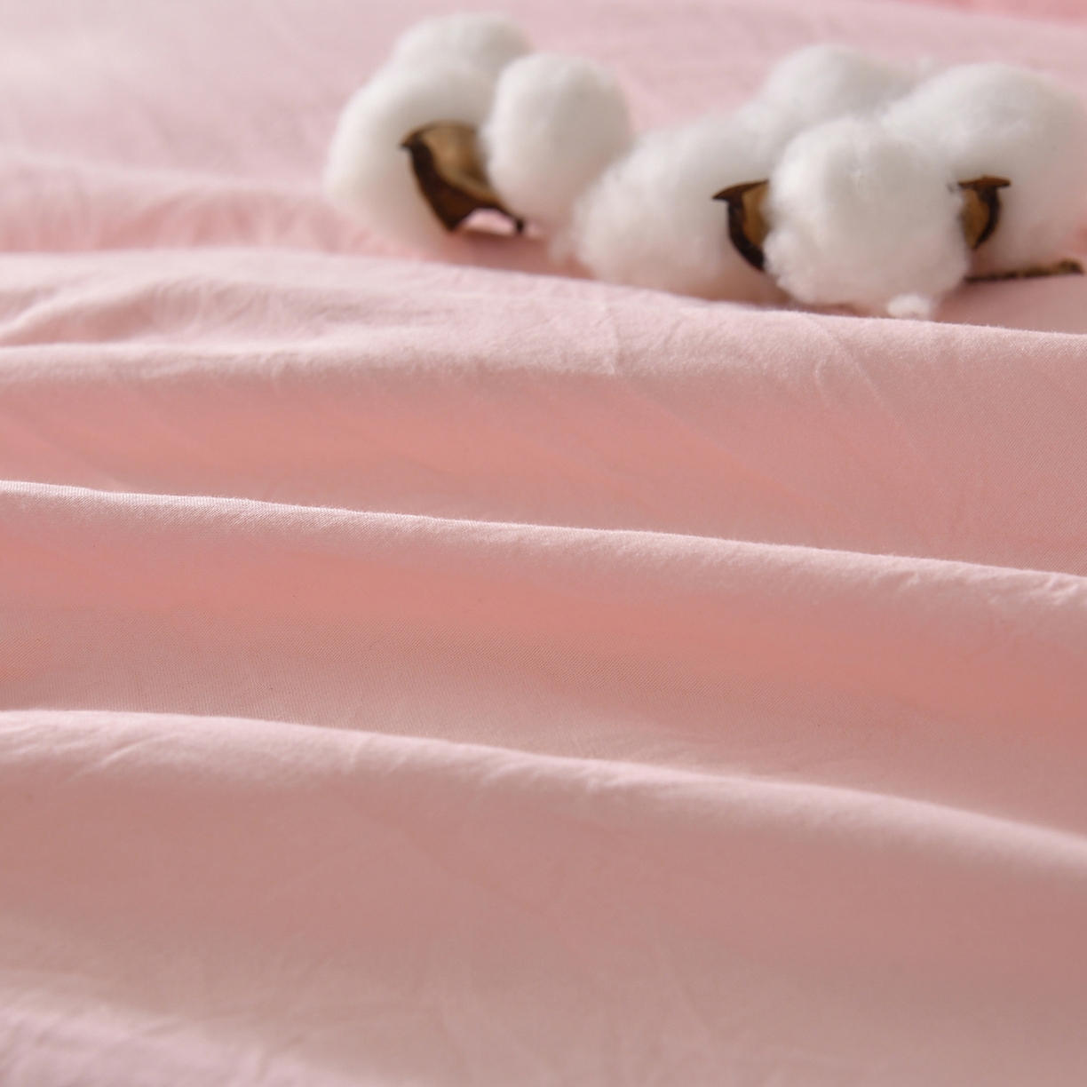 91家纺网 家纺一手货源 找家纺 初相识被业 2025新款直播热款超柔水洗棉冬被原棉大豆被纤维被夏凉被春秋被冬被被子被芯 粉色