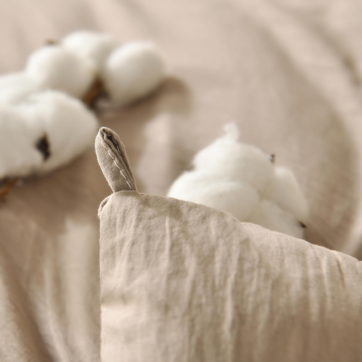 91家纺网 家纺一手货源 找家纺 初相识被业 2025新款直播热款超柔水洗棉冬被原棉大豆被纤维被夏凉被春秋被冬被被子被芯 咖色