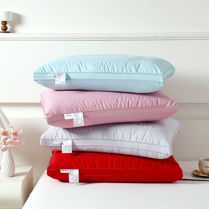 91家纺网 家纺一手货源 找家纺 （总）大熊枕芯 2025新款蚕蛹蛋白美白护肤立体刺绣款枕头枕芯