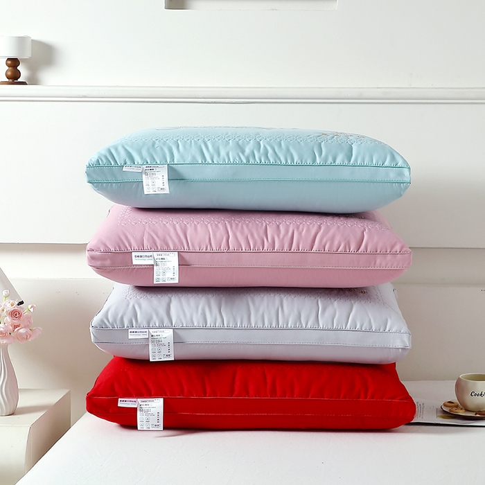 91家纺网 家纺一手货源 找家纺 （总）大熊枕芯 2025新款蚕蛹蛋白美白护肤立体刺绣款枕头枕芯