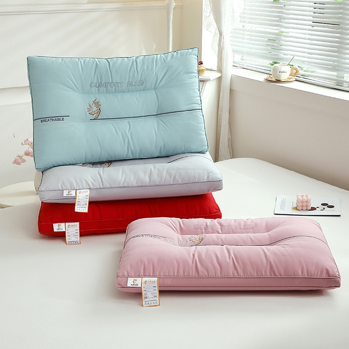 91家纺网 家纺一手货源 找家纺 大熊枕芯 2025新款云柔释压亲肤大豆护颈枕枕头枕芯 组合图仅供参考