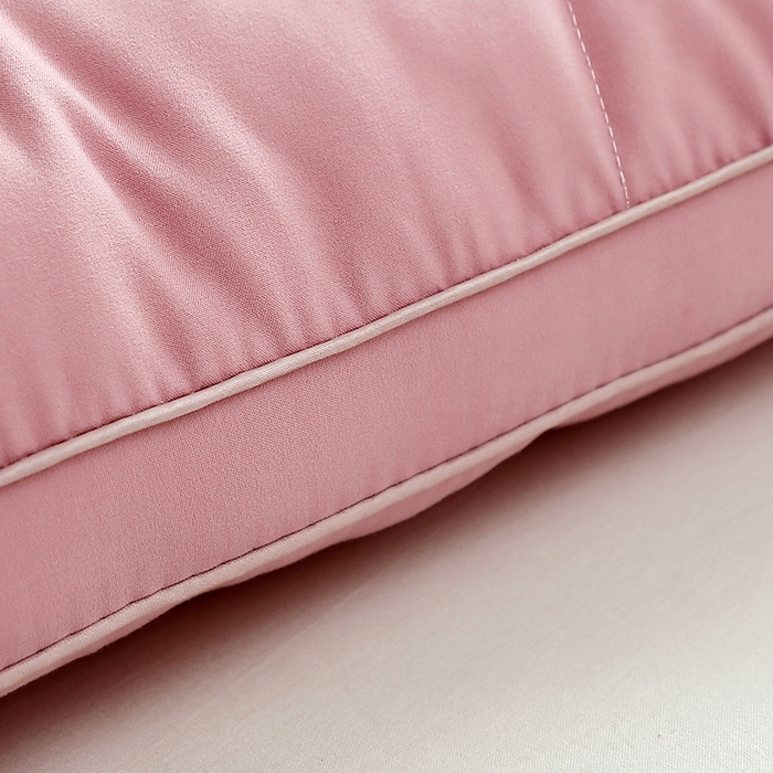 91家纺网 家纺一手货源 找家纺 大熊枕芯 2025新款云柔释压亲肤大豆护颈枕枕头枕芯 粉色 48x74cm/对