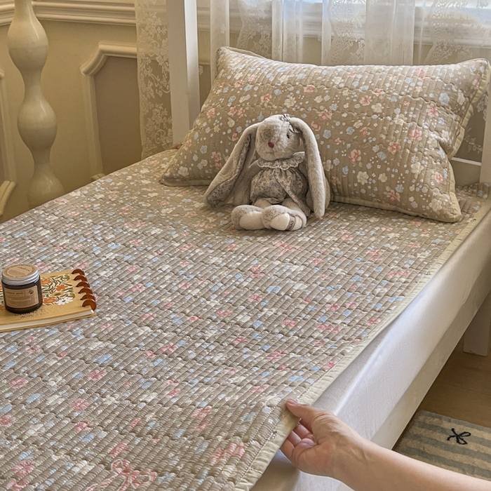 91家纺网 家纺一手货源 找家纺 （总）舒居家纺 2025新款学生高温酵素砂洗双面全棉纯棉床盖