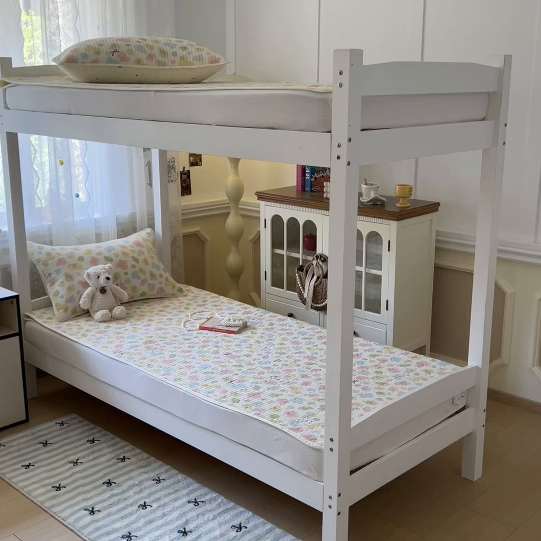 91家纺网 家纺一手货源 找家纺 舒居家纺 2025新款学生高温酵素砂洗双面全棉纯棉床盖 迷彩花兔