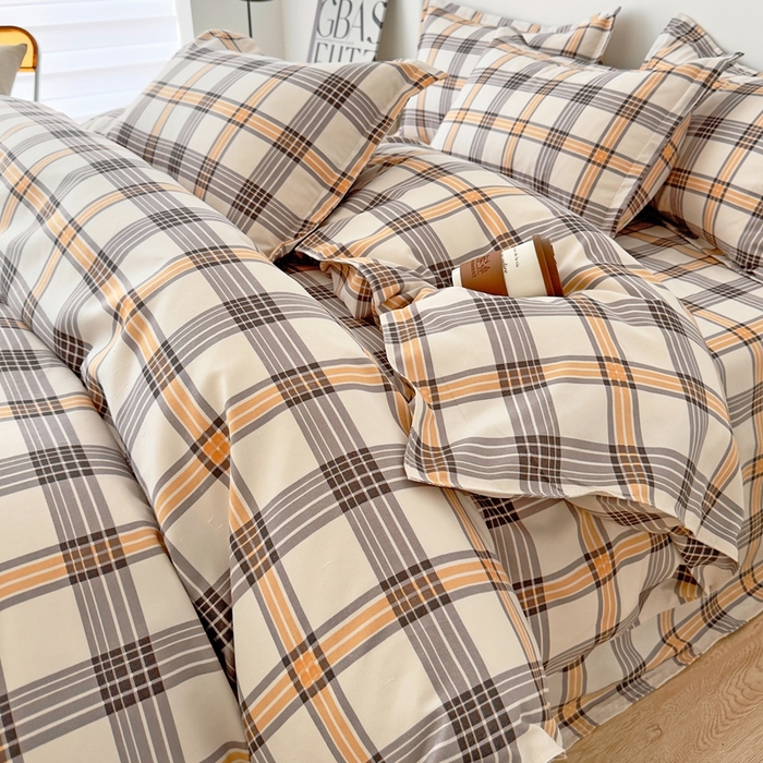 91家纺网 家纺一手货源 找家纺 （总）简冠家纺 2025新款印花植物羊绒磨毛四件套