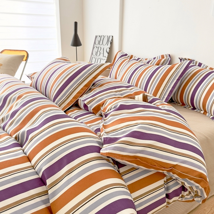 91家纺网 家纺一手货源 找家纺 （总）简冠家纺 2025新款印花植物羊绒磨毛四件套