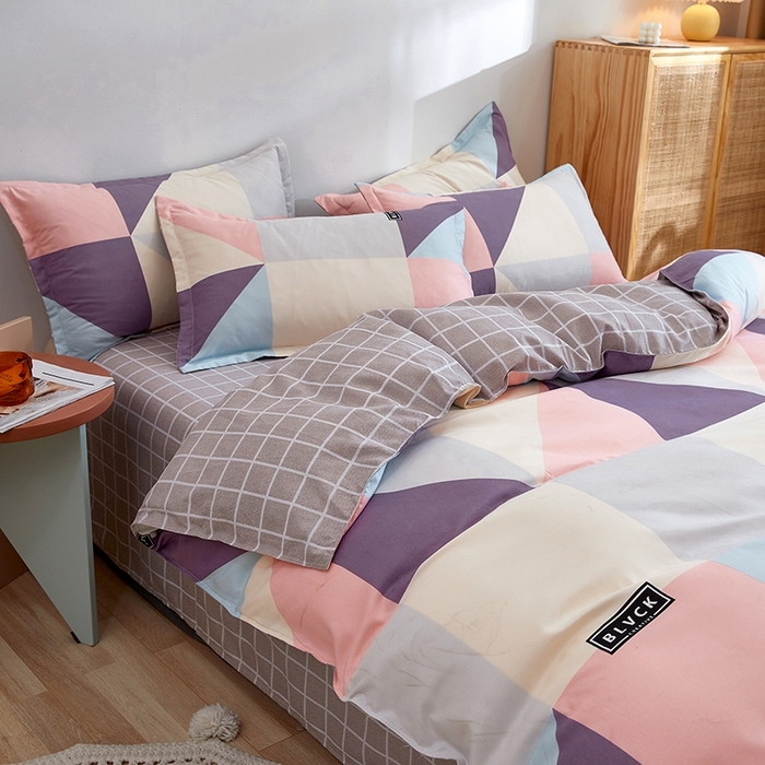 91家纺网 家纺一手货源 找家纺 （总）简冠家纺 2025新款印花植物羊绒磨毛四件套