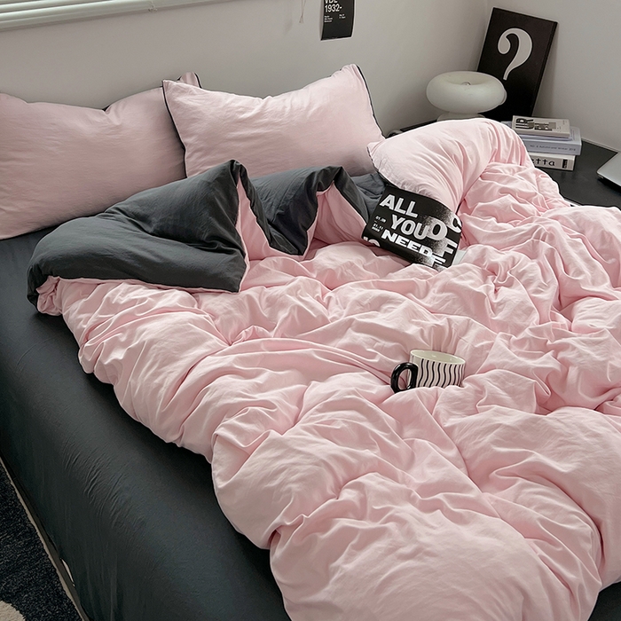 91家纺网 家纺一手货源 找家纺 （总）思诺羽床笠 2025新款水洗棉四件套