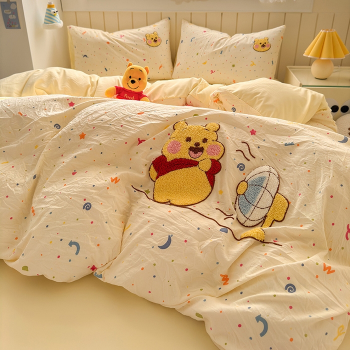 91家纺网 家纺一手货源 找家纺 （总）罗亿家纺 2025新款110g高克重云朵棉直播热款毛巾绣四件套