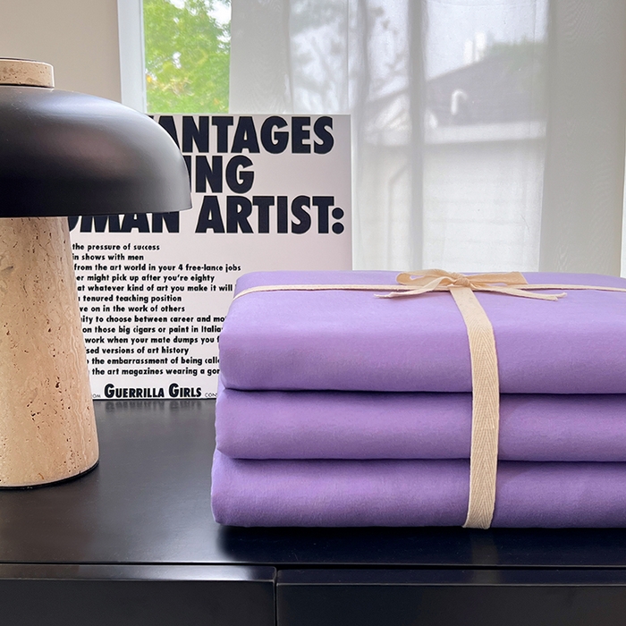 91家纺网 家纺一手货源 找家纺 思诺羽床笠 2025新款水洗棉四件套 未来暮色