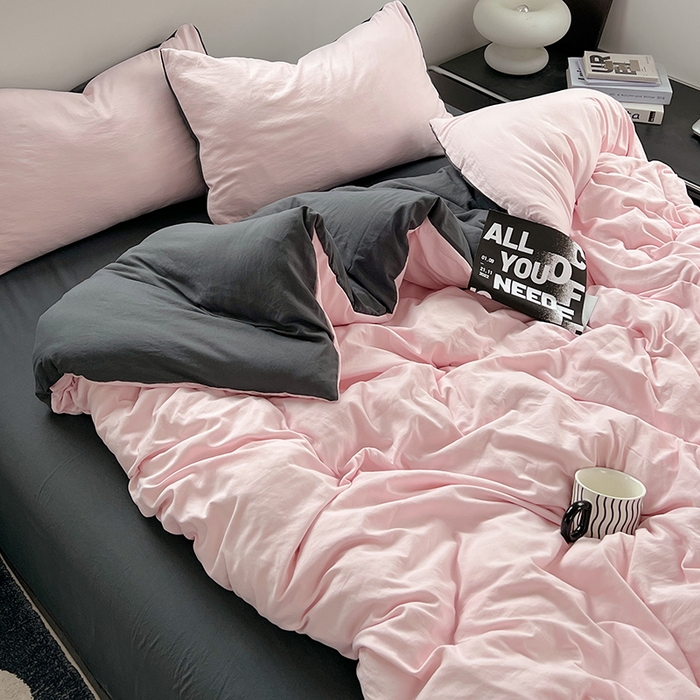 91家纺网 家纺一手货源 找家纺 （总）思诺羽床笠 2025新款水洗棉四件套