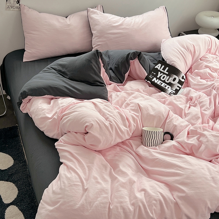 91家纺网 家纺一手货源 找家纺 （总）思诺羽床笠 2025新款水洗棉四件套