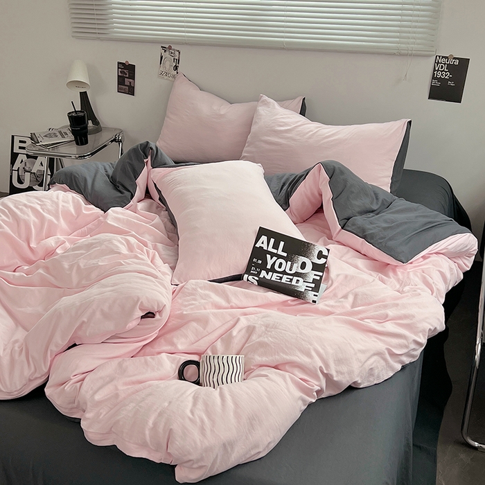 91家纺网 家纺一手货源 找家纺 （总）思诺羽床笠 2025新款水洗棉四件套