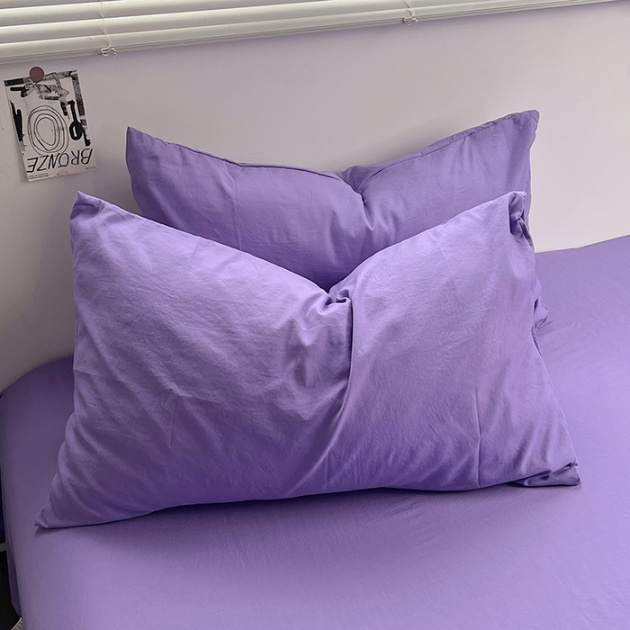 91家纺网 家纺一手货源 找家纺 思诺羽床笠 2025新款水洗棉四件套 未来暮色