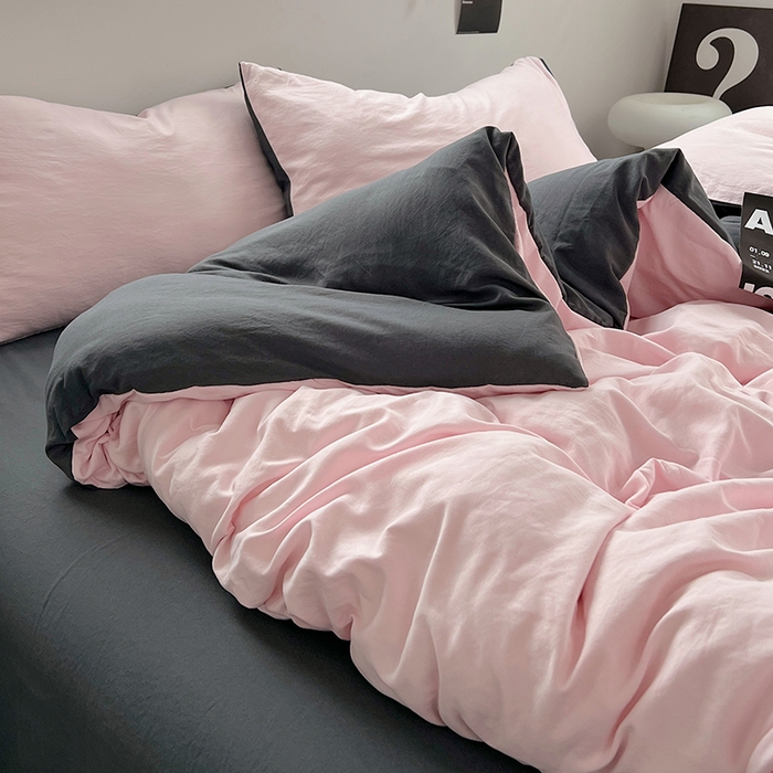 91家纺网 家纺一手货源 找家纺 （总）思诺羽床笠 2025新款水洗棉四件套