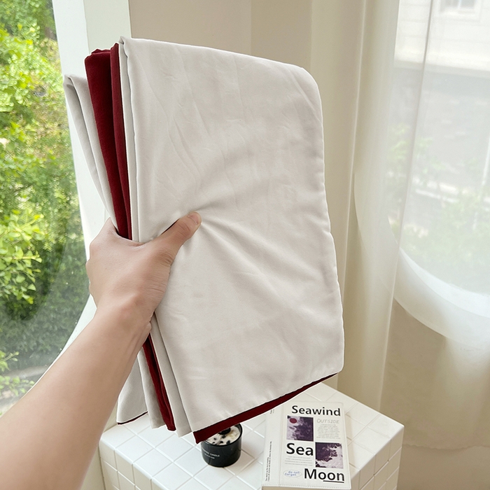 91家纺网 家纺一手货源 找家纺 思诺羽床笠 2025新款水洗棉四件套 树莓奶白