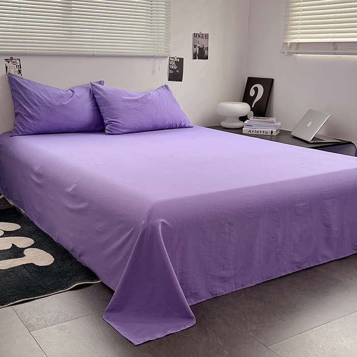 91家纺网 家纺一手货源 找家纺 思诺羽床笠 2025新款水洗棉四件套 未来暮色