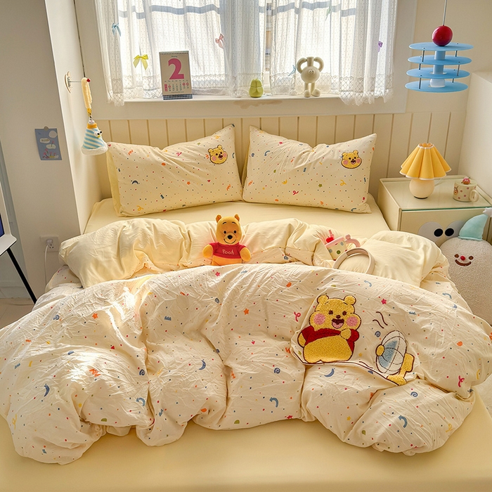 91家纺网 家纺一手货源 找家纺 （总）罗亿家纺 2025新款110g高克重云朵棉直播热款毛巾绣四件套