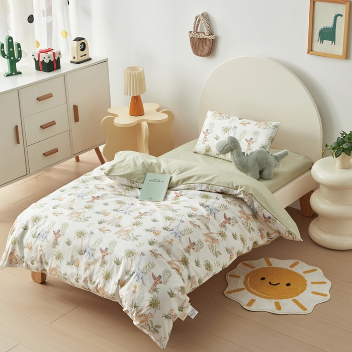 91家纺网 家纺一手货源 找家纺 （总）荷马之梦 2025新款梦境系列—全棉40s数码印花原创手绘小版儿童幼儿园套件