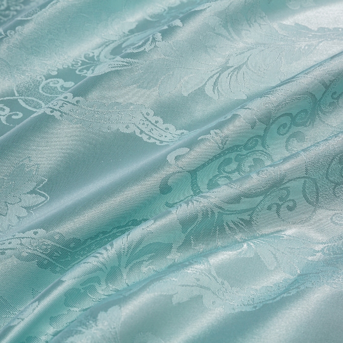 91家纺网 家纺一手货源 找家纺 红日子纺织品 2025新款简约贡缎提花四件套 花香柔情