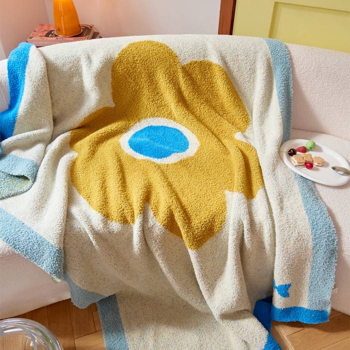 91家纺网 家纺一手货源 找家纺 暖绵绵家纺 2025新款亲肤舒适半边绒盖毯毛毯-泽菲林（最低零售价：173元） 泽菲林-黄色