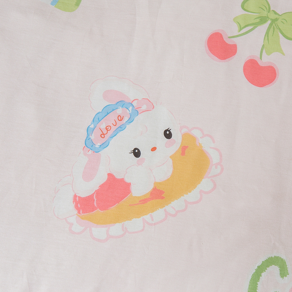 91家纺网 家纺一手货源 找家纺 西域种棉人·千百笠 2025新款100%全棉幼儿园被子三件套被套纯棉儿童六件套宝宝入园专用被套被褥含芯七件套 美味甜心