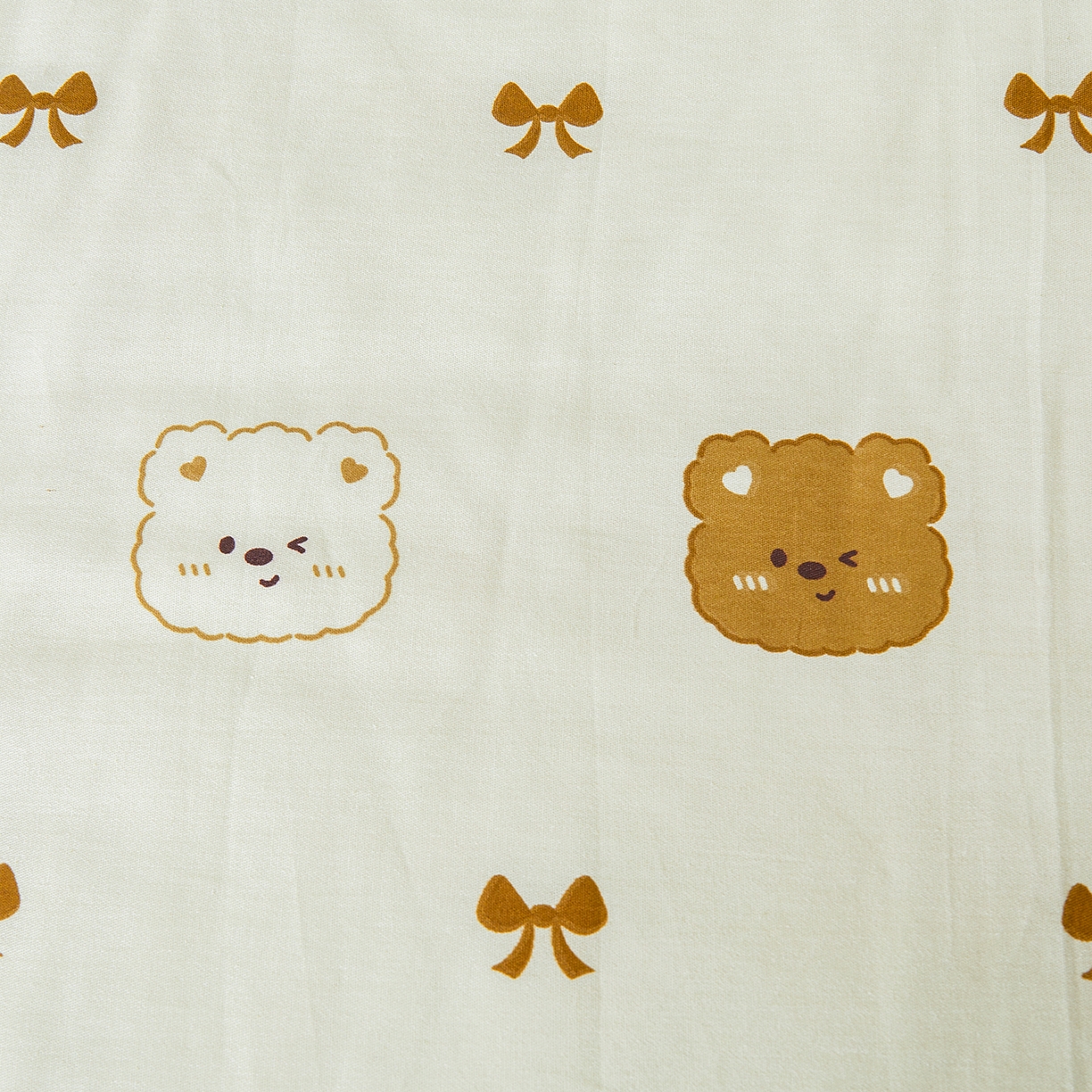 91家纺网 家纺一手货源 找家纺 西域种棉人·千百笠 2025新款100%全棉幼儿园被子三件套被套纯棉儿童六件套宝宝入园专用被套被褥含芯七件套 熊仔宝贝