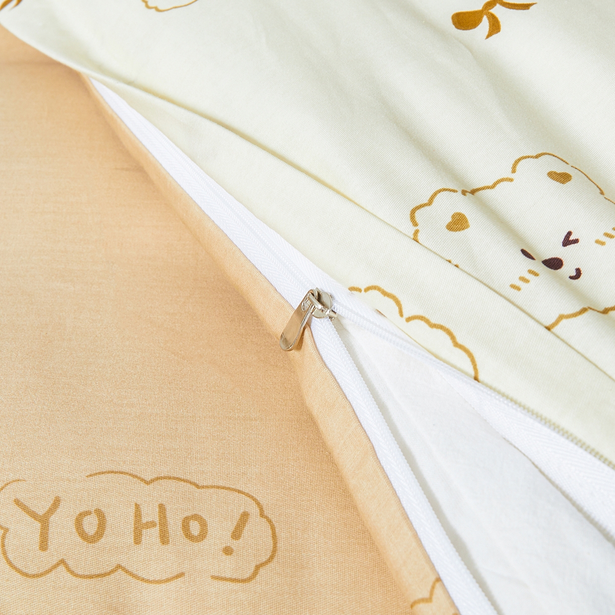 91家纺网 家纺一手货源 找家纺 西域种棉人·千百笠 2025新款100%全棉幼儿园被子三件套被套纯棉儿童六件套宝宝入园专用被套被褥含芯七件套 熊仔宝贝