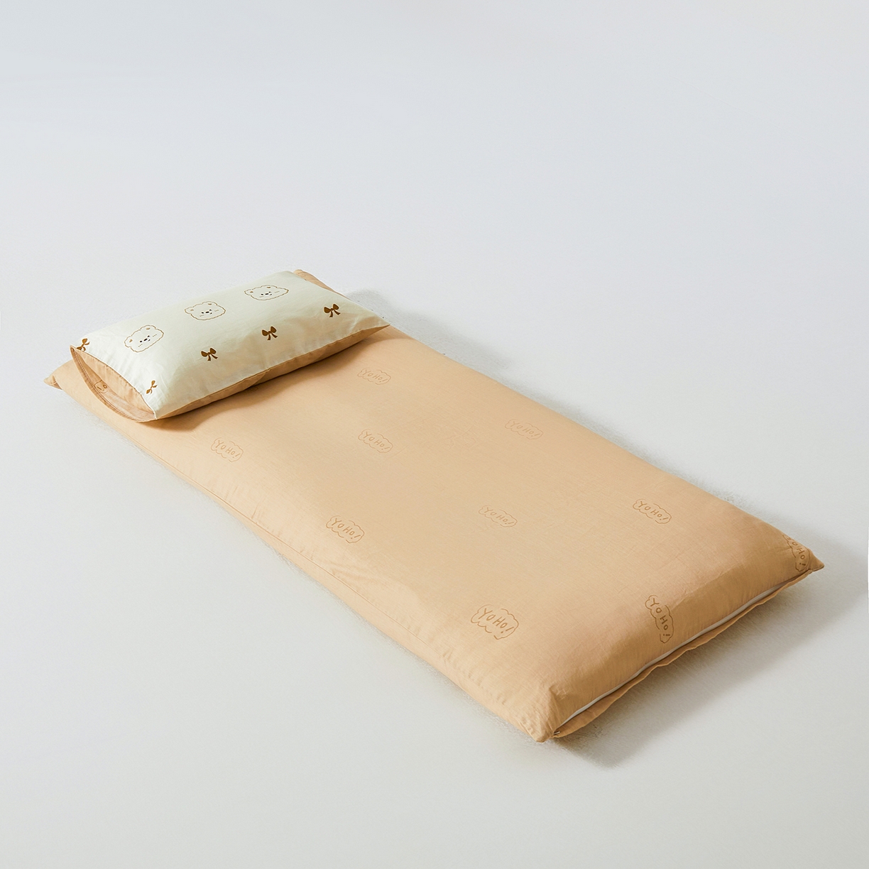 91家纺网 家纺一手货源 找家纺 西域种棉人·千百笠 2025新款100%全棉幼儿园被子三件套被套纯棉儿童六件套宝宝入园专用被套被褥含芯七件套 熊仔宝贝