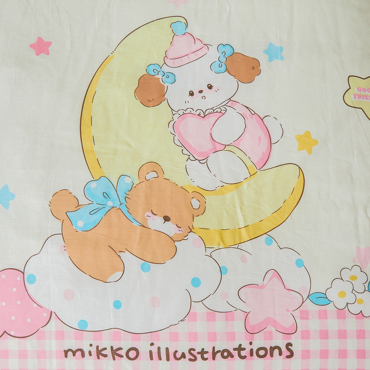 91家纺网 家纺一手货源 找家纺 西域种棉人·千百笠 2025新款100%全棉幼儿园被子三件套被套纯棉儿童六件套宝宝入园专用被套被褥含芯七件套 云朵梦