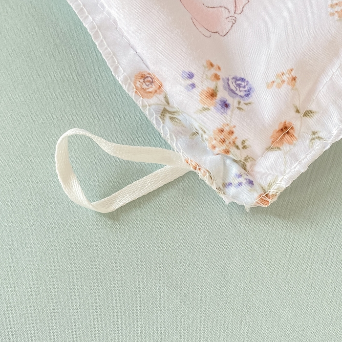 91家纺网 家纺一手货源 找家纺 芷凡家纺 2025新款水洗棉双层纱学生三件套四件套学生宿舍上下铺三件套 淑女兔