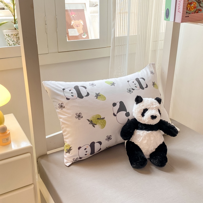 91家纺网 家纺一手货源 找家纺 芷凡家纺 2025新款水洗棉双层纱学生三件套四件套学生宿舍上下铺三件套 爱你熊宝