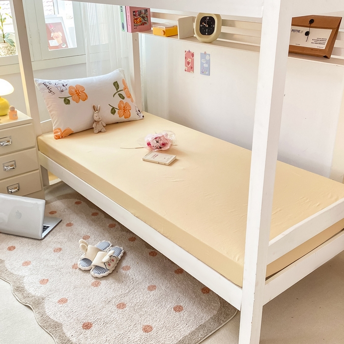 91家纺网 家纺一手货源 找家纺 （总）芷凡家纺 2025新款水洗棉双层纱学生三件套四件套学生宿舍上下铺三件套