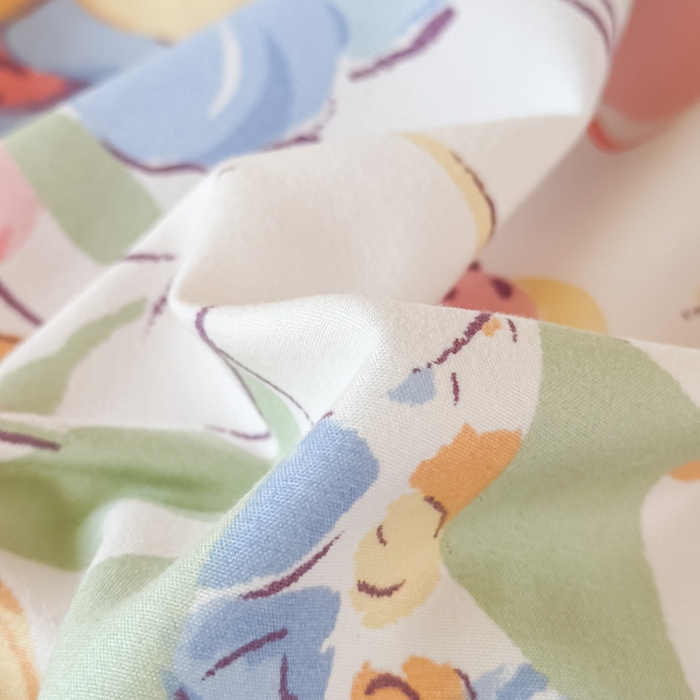 91家纺网 家纺一手货源 找家纺 海岛哥哥 2025新款开学季云柔棉韩式ins减龄花边款卡通四件套-学生款花边款系列（可提供买家秀） 花边款-淡淡花香粉