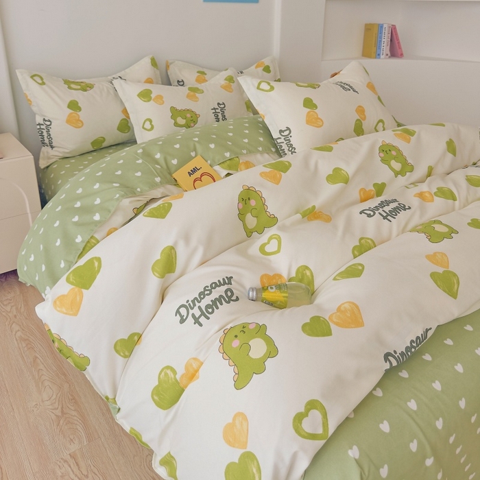 91家纺网 家纺一手货源 找家纺 简冠家纺 2025直播爆款北欧风亲肤植物羊绒磨毛四件套 憧憬