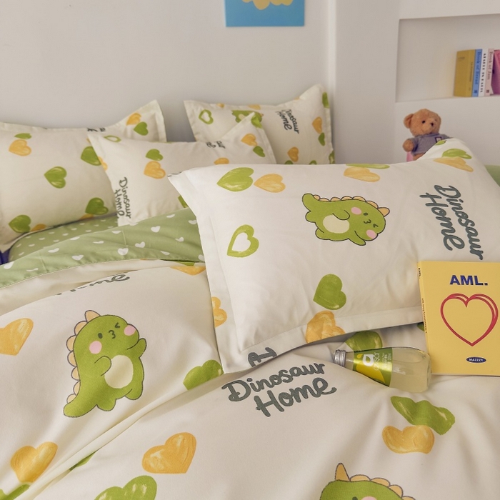 91家纺网 家纺一手货源 找家纺 简冠家纺 2025直播爆款北欧风亲肤植物羊绒磨毛四件套 憧憬