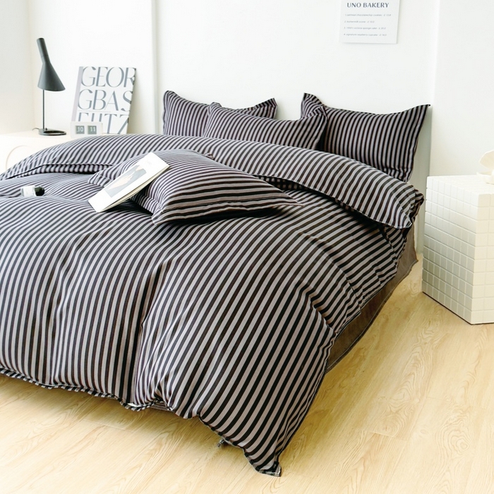 91家纺网 家纺一手货源 找家纺 简冠家纺 2025直播爆款北欧风亲肤植物羊绒磨毛四件套 流年时光