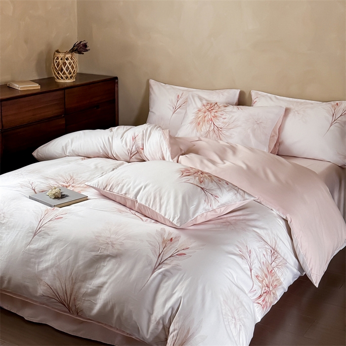 91家纺网 家纺一手货源 找家纺 （总）绒棉世家 2025新款60贡缎数码印花长绒棉全棉四件套