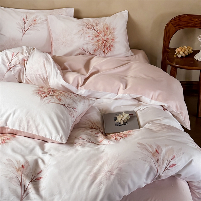 91家纺网 家纺一手货源 找家纺 （总）绒棉世家 2025新款60贡缎数码印花长绒棉全棉四件套