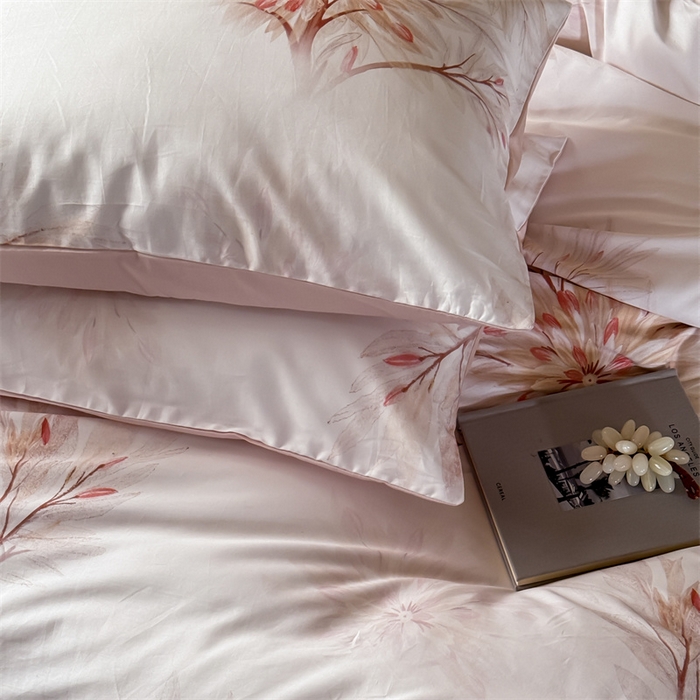 91家纺网 家纺一手货源 找家纺 （总）绒棉世家 2025新款60贡缎数码印花长绒棉全棉四件套