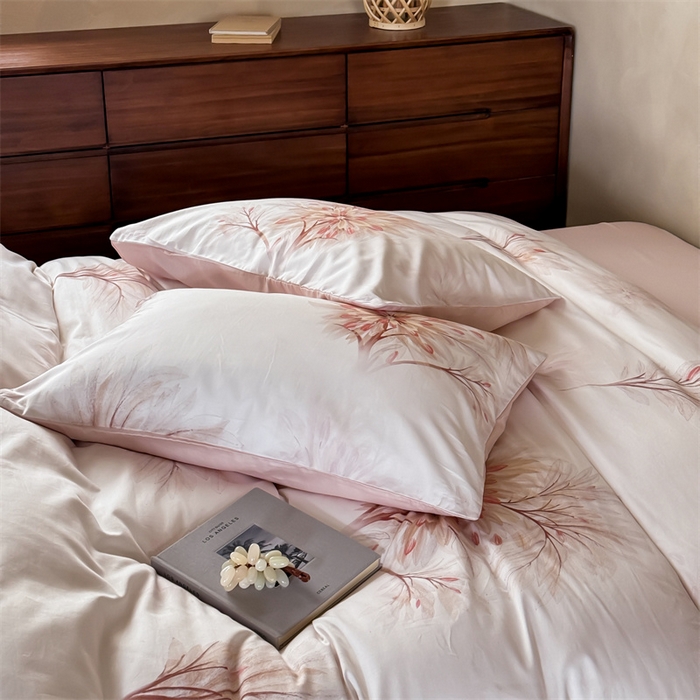 91家纺网 家纺一手货源 找家纺 （总）绒棉世家 2025新款60贡缎数码印花长绒棉全棉四件套