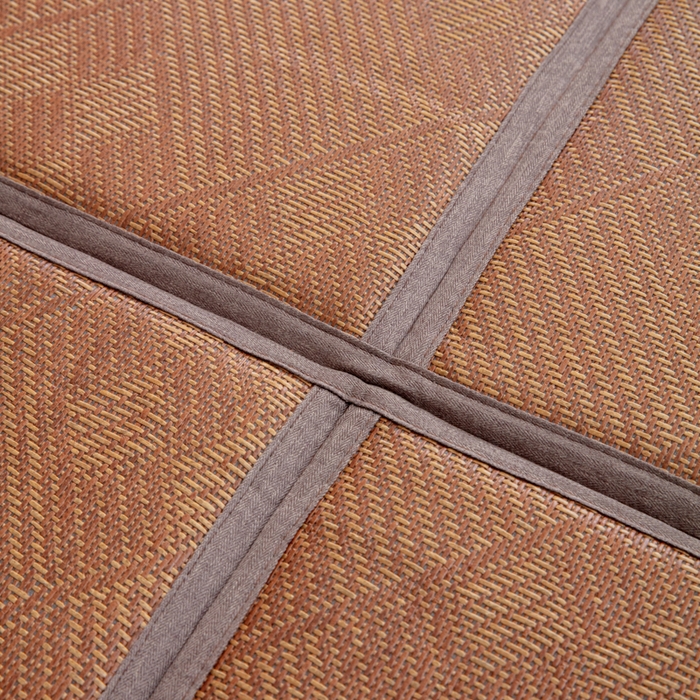 91家纺网 家纺一手货源 找家纺 北辰 2025新款席子凉席拼接地垫可折叠床垫床边垫打地铺神器 罗马格调