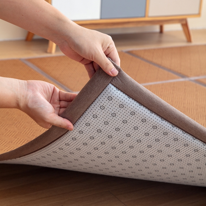 91家纺网 家纺一手货源 找家纺 北辰 2025新款席子凉席拼接地垫可折叠床垫床边垫打地铺神器 青春岁月