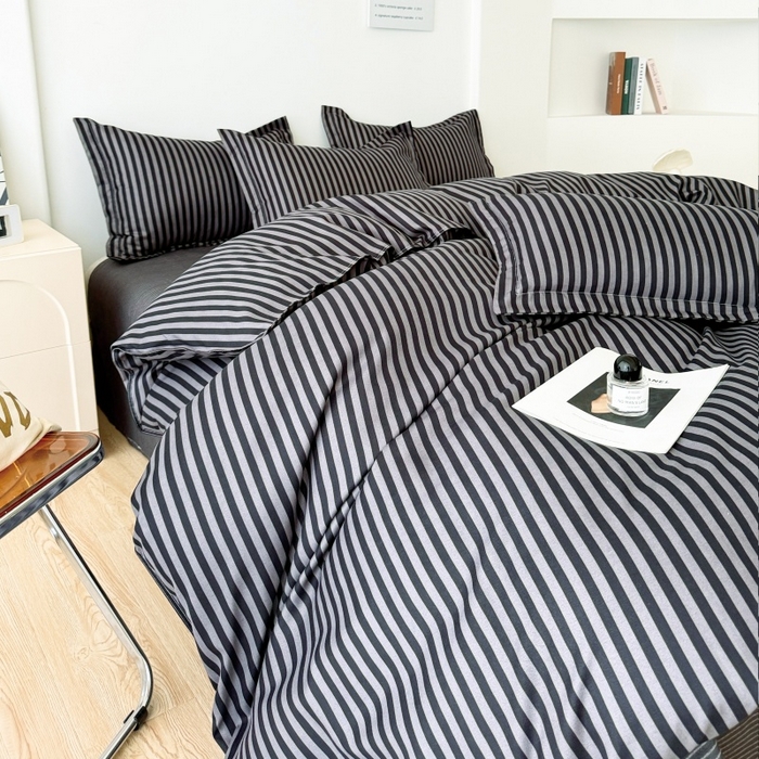 91家纺网 家纺一手货源 找家纺 简冠家纺 2025新款印花植物羊绒磨毛四件套 流年时光