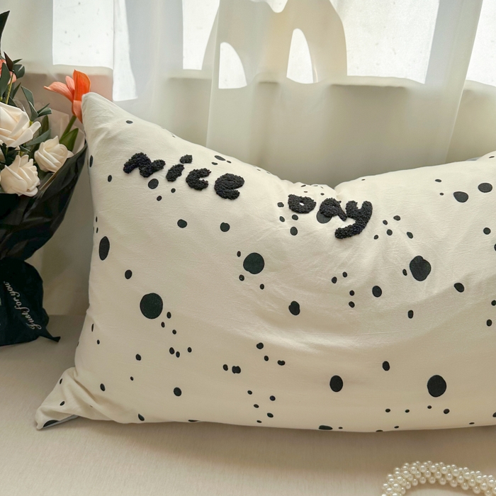 91家纺网 家纺一手货源 找家纺 （总）百寐 2025年学生季宿舍枕套毛巾绣非纯棉枕芯保护防尘套48*74cm